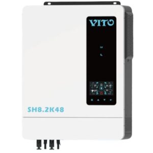 8.2kva Vito Hybrid Inverter  5.09kw SVolt Lithium batteries with 8 x 550w Jinko Solar panel kit.